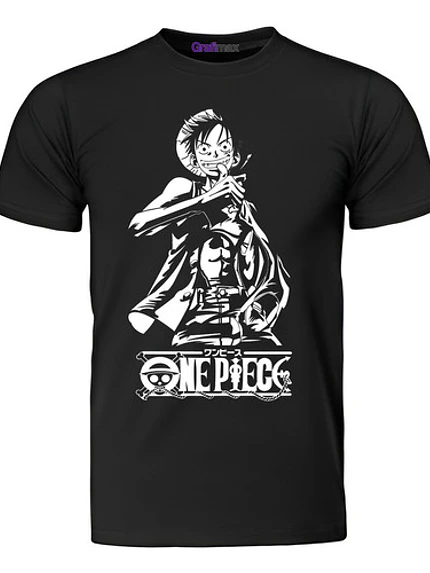 Polera Hombre Luffy One Piece Anime Grafimax 1