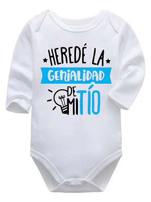 Body Bebé Pilucho Heredé La Genialidad De Mi Tí­O Grafimax