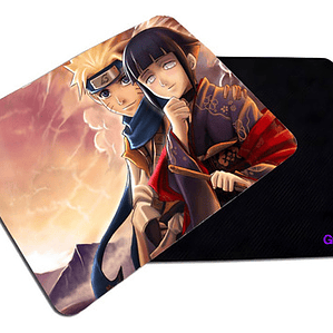 Mousepad Liso 20X17 Cm Naruto Y Hinata Anime Grafimax
