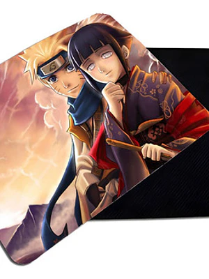 Mousepad Liso 20X17 Cm Naruto Y Hinata Anime Grafimax