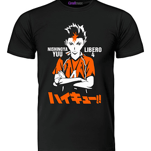 Polera Hombre Haikyuu Nishinoya Libero 4 Anime Grafimax