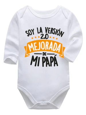 Body Bebé Pilucho Soy La Version 2.0 De Papá Grafimax