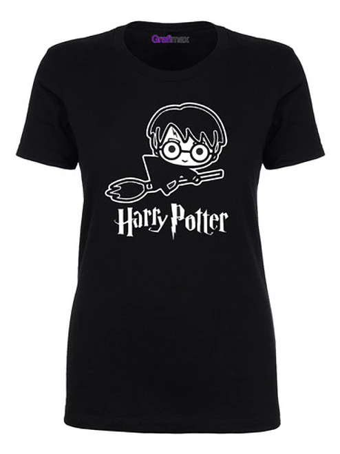 Polera Mujer Harry Potter Chibi Grafimax 1