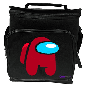 Lonchera Among Us Rojo Escolar Bolsa Térmica Grafimax