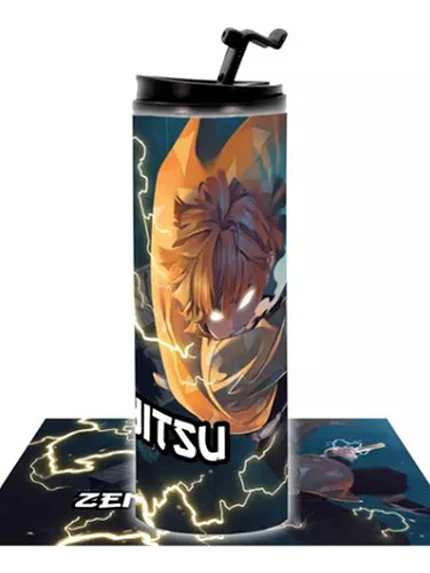 Botella Térmica Zenitsu Demon Slayer Kimetsu Anime Grafimax 1