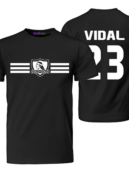 Polera Vidal 23 Colo Colo Deportes Grafimax 2