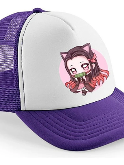 Jockey Gorro Nezuko Neko Chibi Anime Demon Slayer Grafimax 4