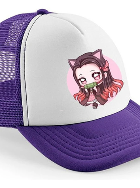 Jockey Gorro Nezuko Neko Chibi Anime Demon Slayer Grafimax 4