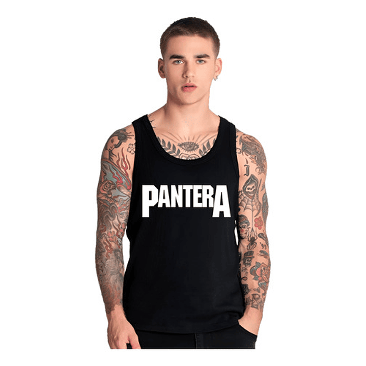 Polera Musculosa Sin Manga Gym Pantera Banda Metal Grafimax 1