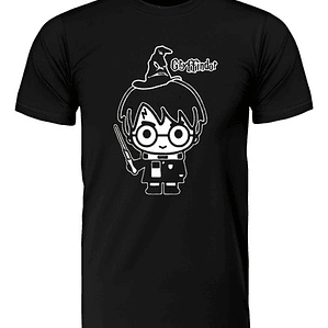 Polera Harry Potter Griffindor Chibi Kawaii Grafimax