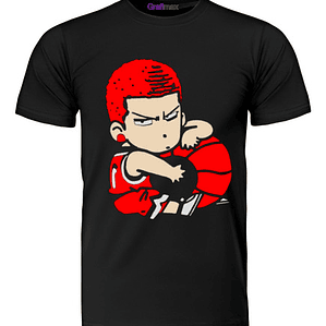Polera Hanamichi Sakuragui Chibi Slam Dunk Anime Grafimax