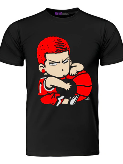 Polera Hanamichi Sakuragui Chibi Slam Dunk Anime Grafimax 1