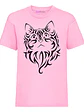 Polera Gato Tribal Algodón Grafimax - Miniatura 1