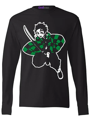 Polera Manga Larga Tanjiro Jump Demon Slayer Anime Grafimax