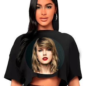 Polera Crop Top Taylor Swift Míºsica Grafimax