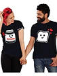 Polera Pareja Novios Duos Pololos Nutella Grafimax - Miniatura 17