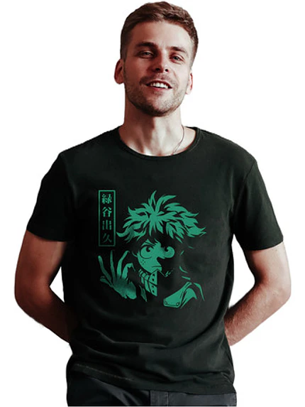 Polera Deku My Hero Academia Izuku Oversize Grafimax 1