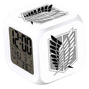 Reloj Shingeki No Kyojin Anime Despertador Digital Grafimax