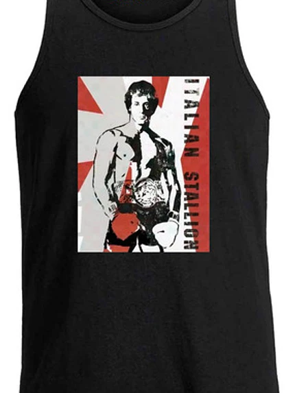 Polera Musculosa Sudadera Sin Mangas Rocky Balboa Poster 2