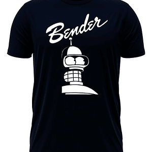 Polera Bender Fender Futurama Series Animación Grafimax