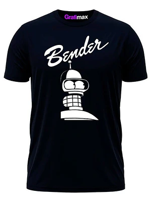 Polera Bender Fender Futurama Series Animación Grafimax
