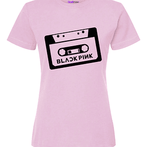 Polera Black Pink Cassette K-Pop Koreano Música - Grafimax
