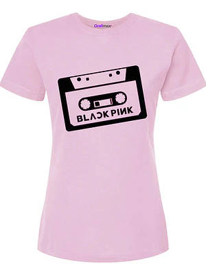 Polera Black Pink Cassette K-Pop Koreano Música - Grafimax