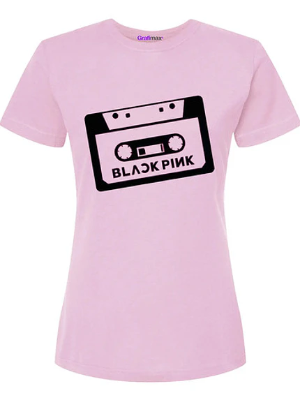 Polera Black Pink Cassette K-Pop Koreano Música - Grafimax 1