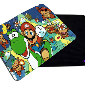 Mousepad Liso 20X17 Cm Super Mario Videojuegos Grafimax