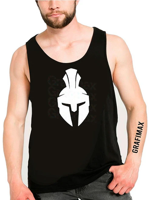Polera Gym Gladiador Spartan Musculosa Sin Mangas Grafimax 2
