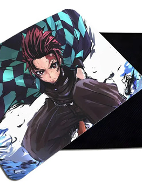 Mousepad Liso 20X17 Cm Tanjiro Kamado Kimetsu No Yaiba Anime 1