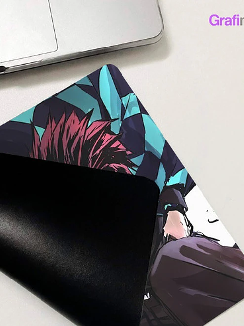 Mousepad Liso 20X17 Cm Tanjiro Kamado Kimetsu No Yaiba Anime 2
