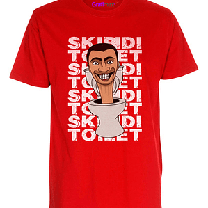 Polera Niños Skibidi Toilet Colores_Grafimax