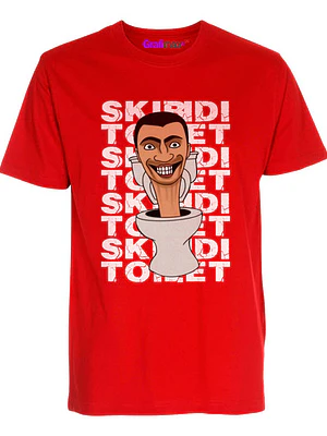 Polera Niños Skibidi Toilet Colores_Grafimax
