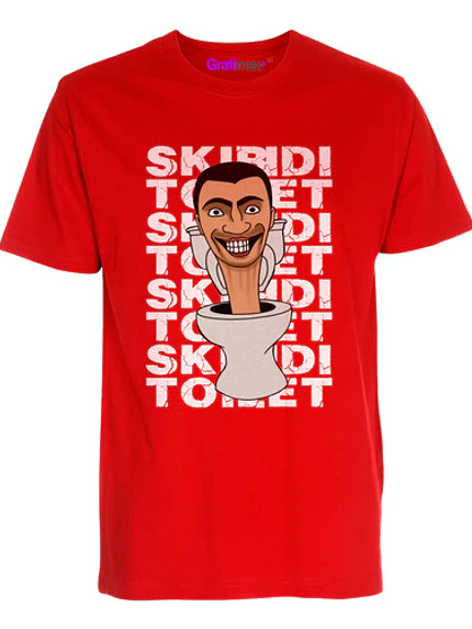 Polera Niños Skibidi Toilet Colores_Grafimax 1