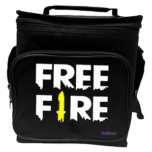 Lonchera Bolsa Almuerzo Térmica Colación Free Fire Battle G