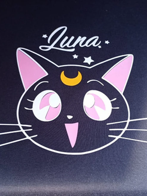 Polera Luna Sailor Moon Gato Anime Oversize Grafimax 2