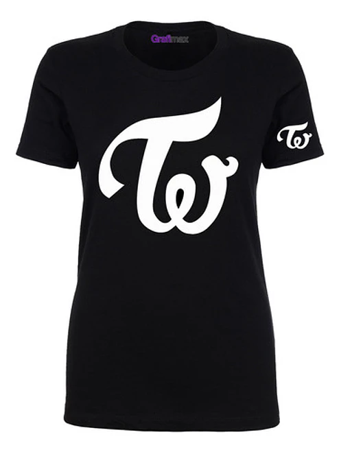 Polera Twice Banda K-Pop Nombres Coreano Mujer - Grafimax 1
