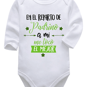 Body Bebé Pilucho En El Reparto De Padrinos Grafimax