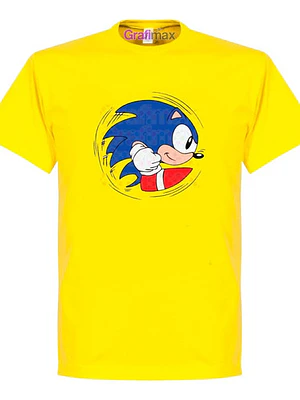 Polera Sonic Running Videojuegos Niño Grafimax