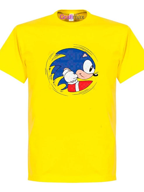 Polera Sonic Running Videojuegos Niño Grafimax 1