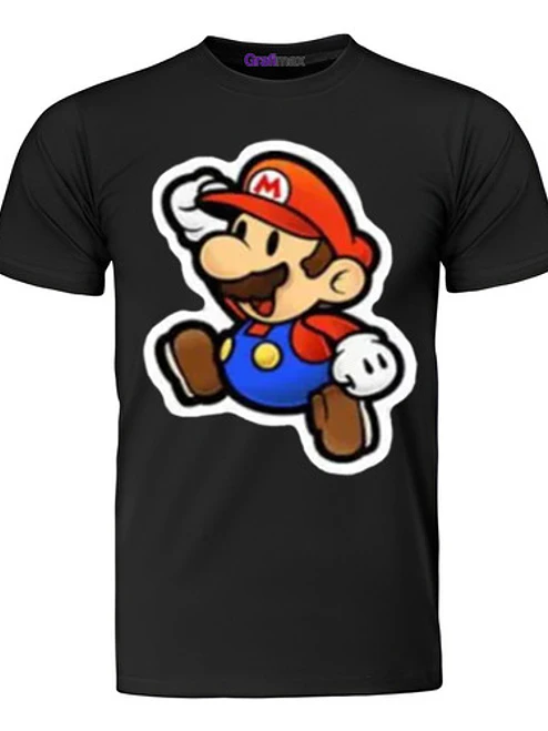 Polera Niño Mario Bros Retro Videojuegos Grafimax 3