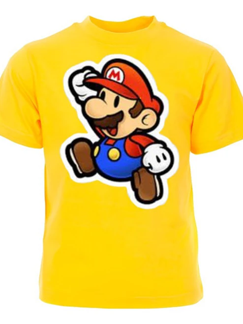 Polera Niño Mario Bros Retro Videojuegos Grafimax 4