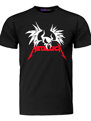 Polera Metallica Wing Skull Metal Grafimax