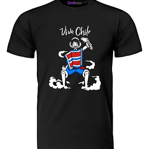 Polera Luffy Chile Fiestas Patrias Anime 18 Grafimax