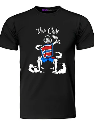 Polera Luffy Chile Fiestas Patrias Anime 18 Grafimax