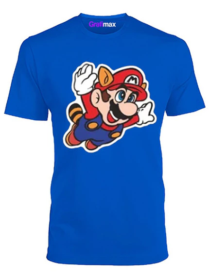 Polera Niño Mario Mapache Super Mario 3 Videojuego Grafimax 2