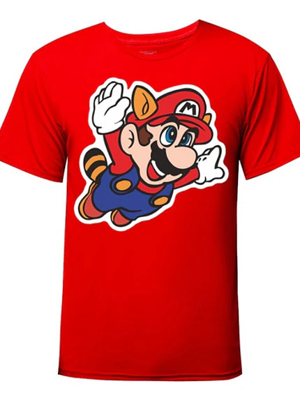 Polera Niño Mario Mapache Super Mario 3 Videojuego Grafimax 3