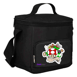 Lonchera Térmica Mario Champiñon 1 Up Videojuegos Grafimax