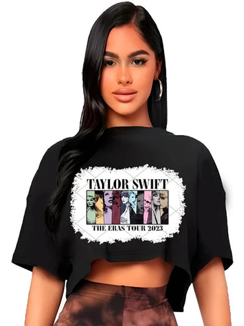 Polera Crop Top Taylor Swift The Eras Tour 2023 Grafimax 1
